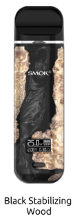 Smok - Novo X - Black Stabilizing wood (CRC)